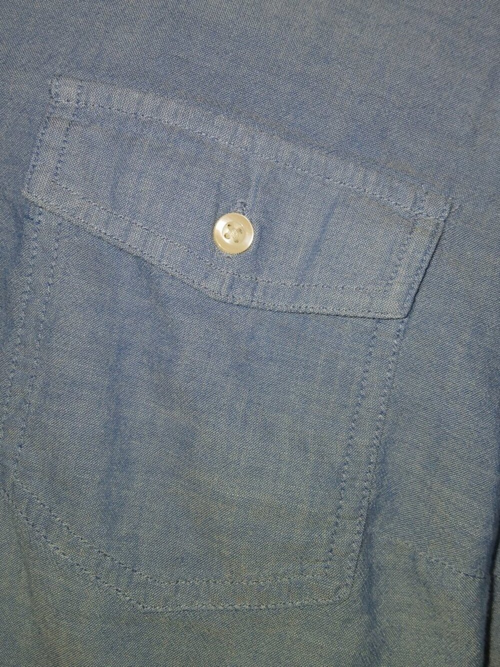 St. John's Bay Chambray Shirt Size 1X Button Front